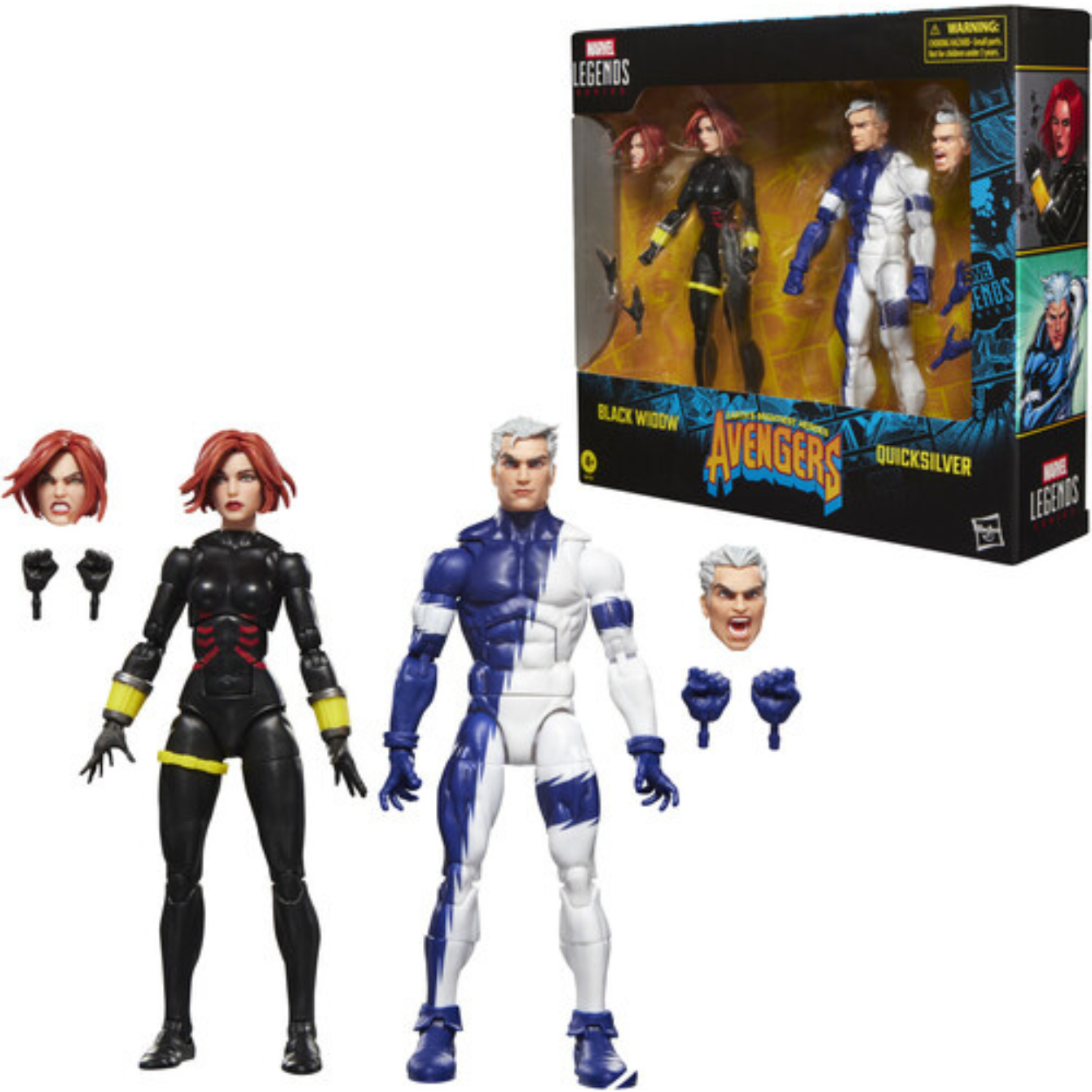 Avengers: The Crossing - Marvel Legends - Black Widow & Quicksilver Action Figure 2-Pack