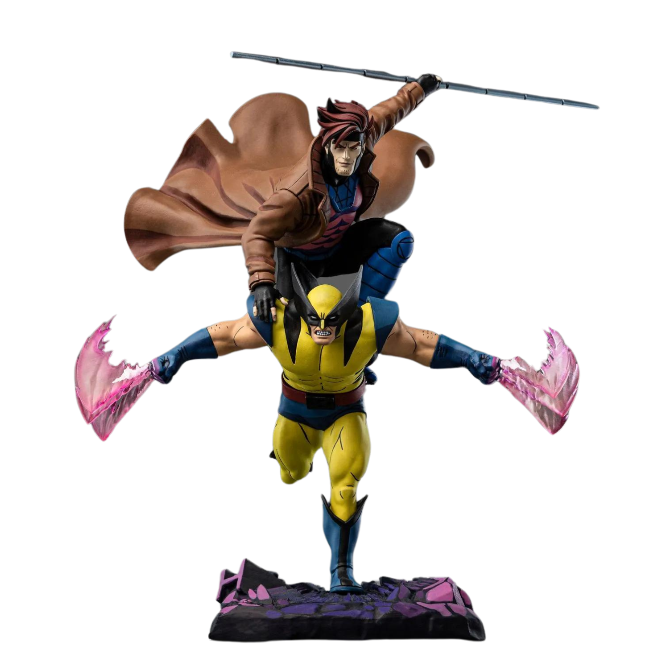 Pre-Order - Statue Gambit e Wolverine - X-Men 97 - Art Scale 1/10 - Iron Studios