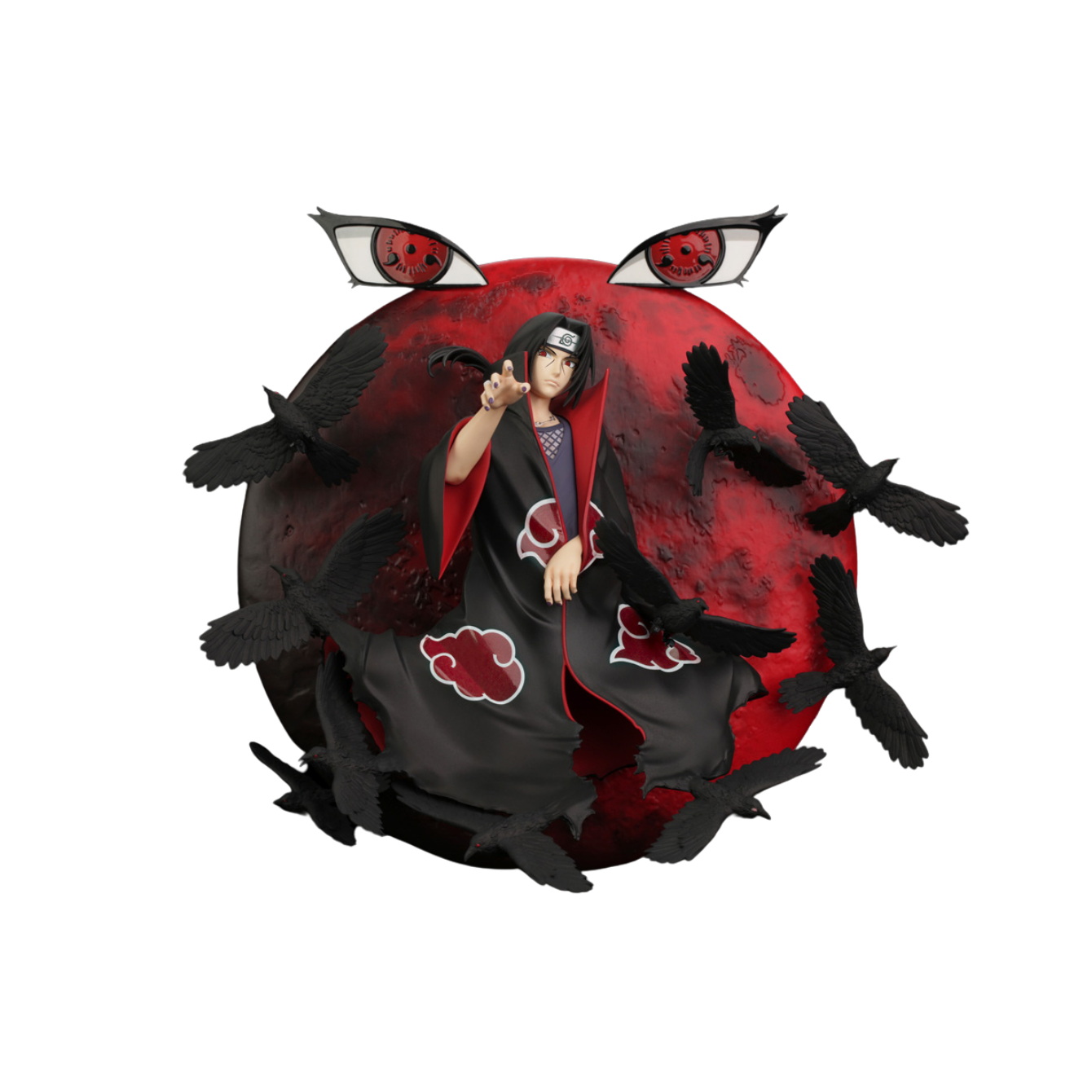 Itachi Uchiha Wall Statue