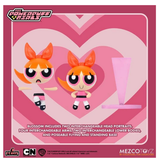 The Powerpuff Girls - Blossom 5 Points 3.75" Scale Action Figure