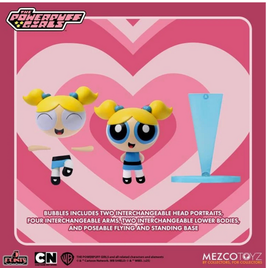 The Powerpuff Girls - Bubbles 5 Points 3.75" Scale Action Figure