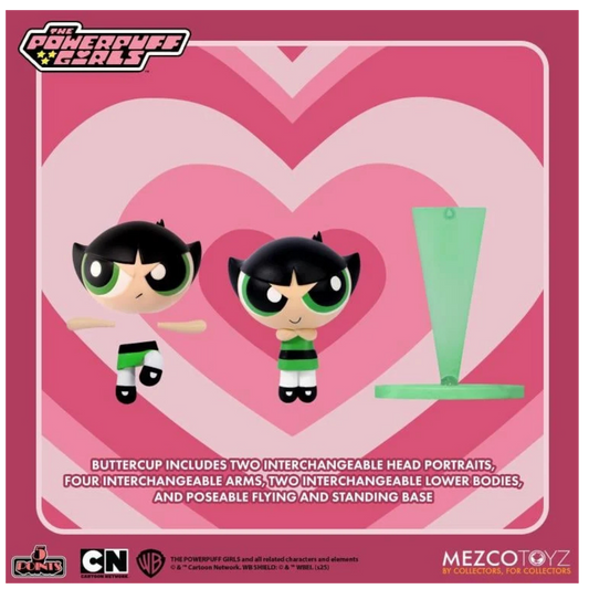 The Powerpuff Girls - Buttercup 5 Points 3.75" Scale Action Figure