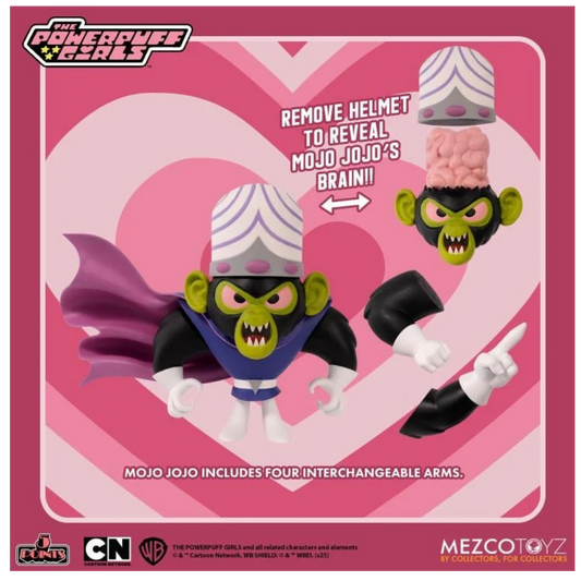 The Powerpuff Girls - Mojo Jojo 5 Points 3.75" Scale Action Figure