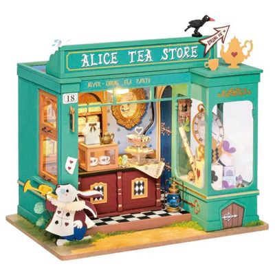 Diy Miniature House Kit: Alice'S Tea Store