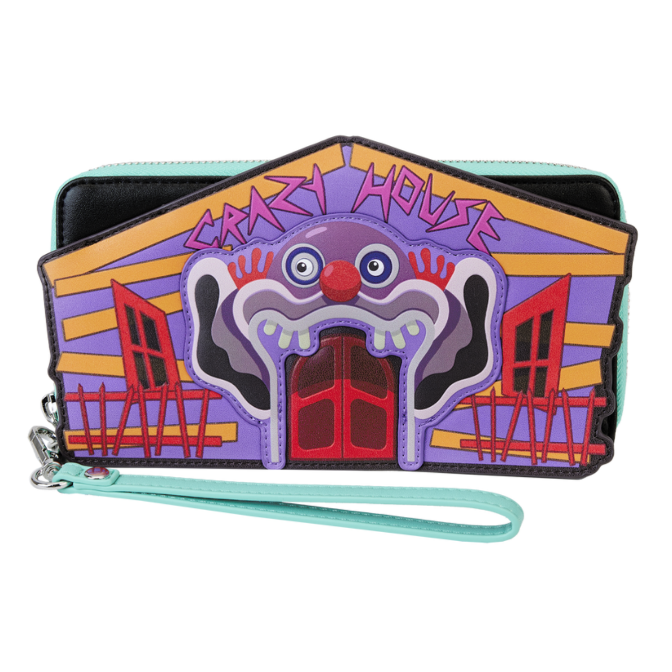 Killer Klowns from Outer Space Zip-Around Wristlet Wallet