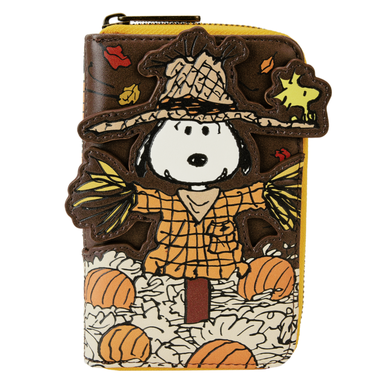 Peanuts Snoopy Scarecrow Cosplay Zip-Around Wallet