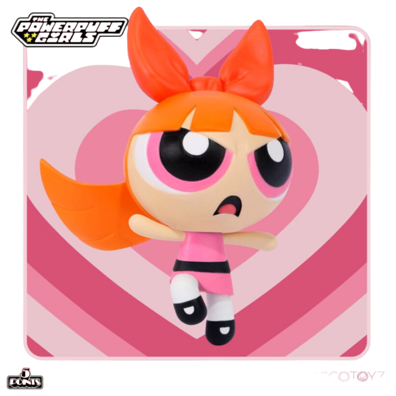 The Powerpuff Girls - Blossom 5 Points 3.75" Scale Action Figure