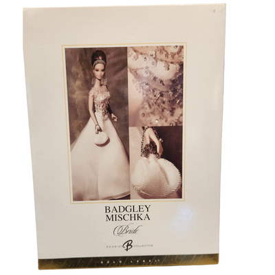 BADGLEY MISCHKA BRIDE BARBIE DOLL 2003 GOLD LABEL MATTEL