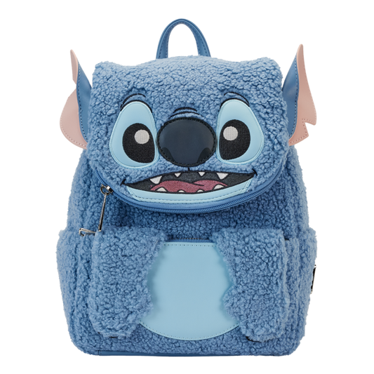 Stitch Plush Sherpa Cosplay Mini Backpack