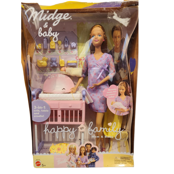 Barbie happy family midge and baby sale