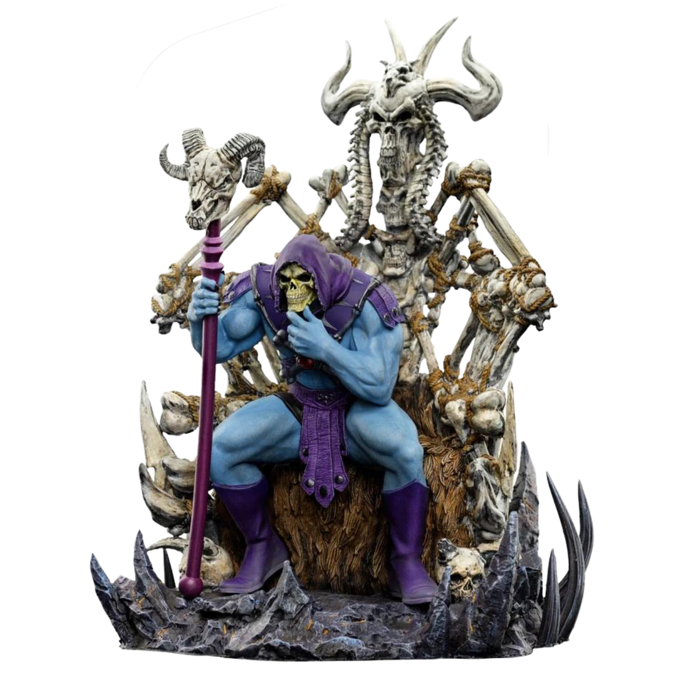 SKELETOR ON THRONE DELUXE 1:10 Scale Statue by Iron Studios