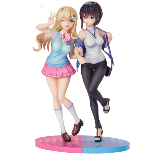 1/7 Oshi no Love yori Koi no Love: Ren Furutachi & Akuru Hayahoshi Figure