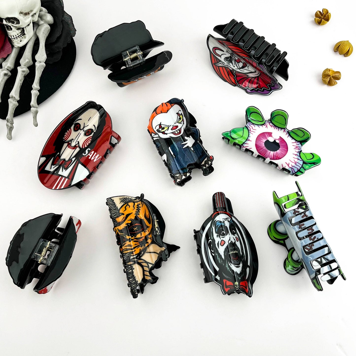 Halloween Horror Hair Claw, Quirky Holiday Hair Accessory