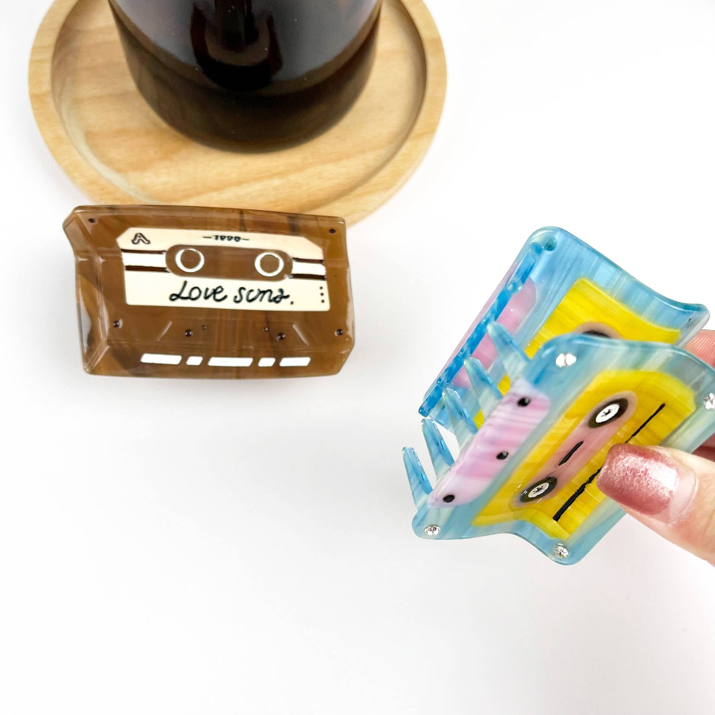 Tape Hair Clip,Acetate Creative Hair Claw