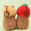 Capybara Plush Keychain – BIG Neck Hood Series