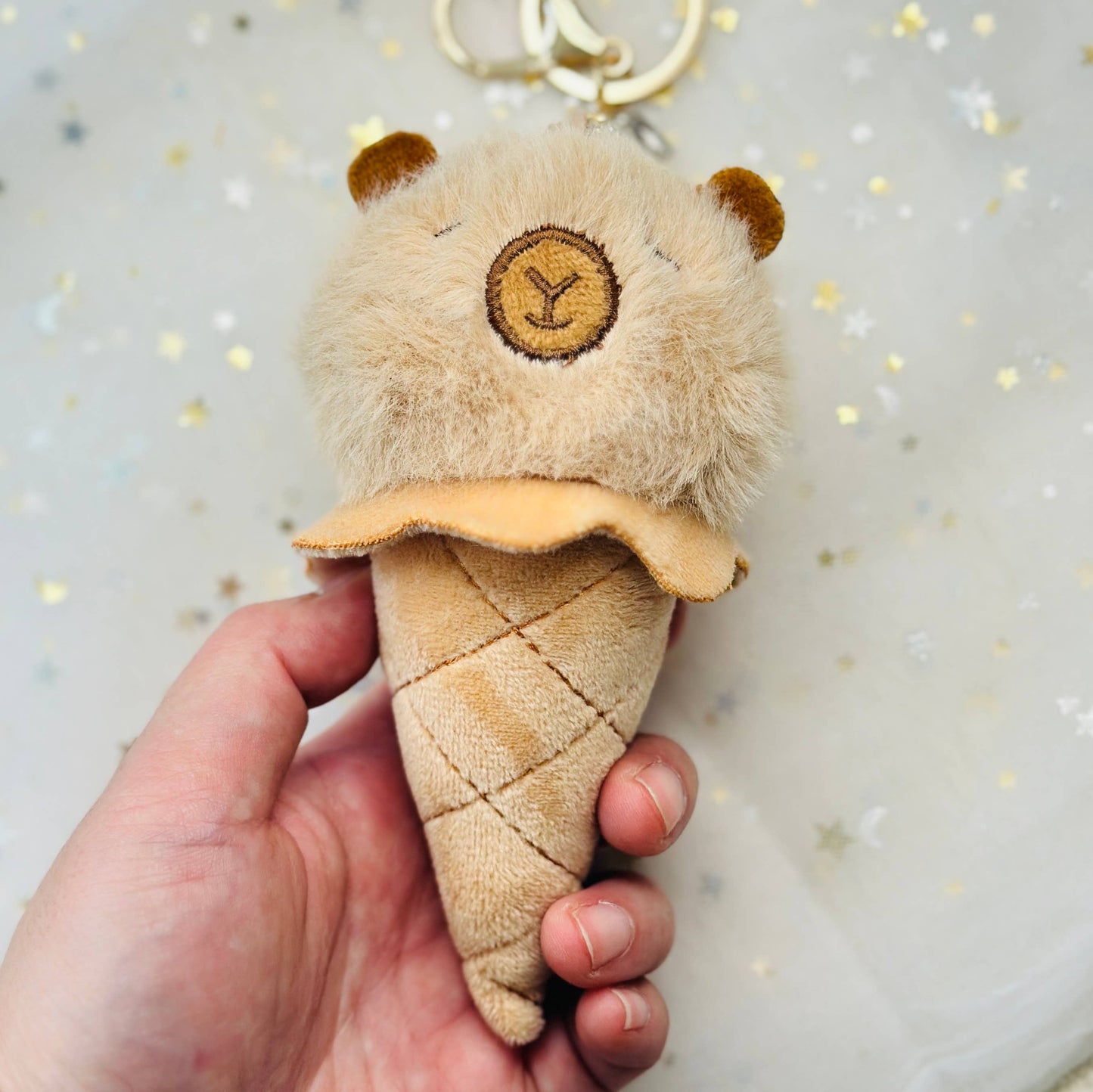 Capybara Plush Keychain