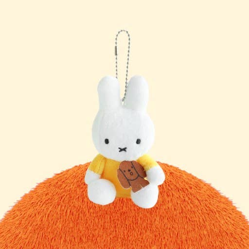Limited Miffy Plush with lovely animal  Keychain Bag Charm