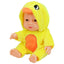 Animal Pajama Cozy Costume Cute Baby Doll Toy - 9 Pcs