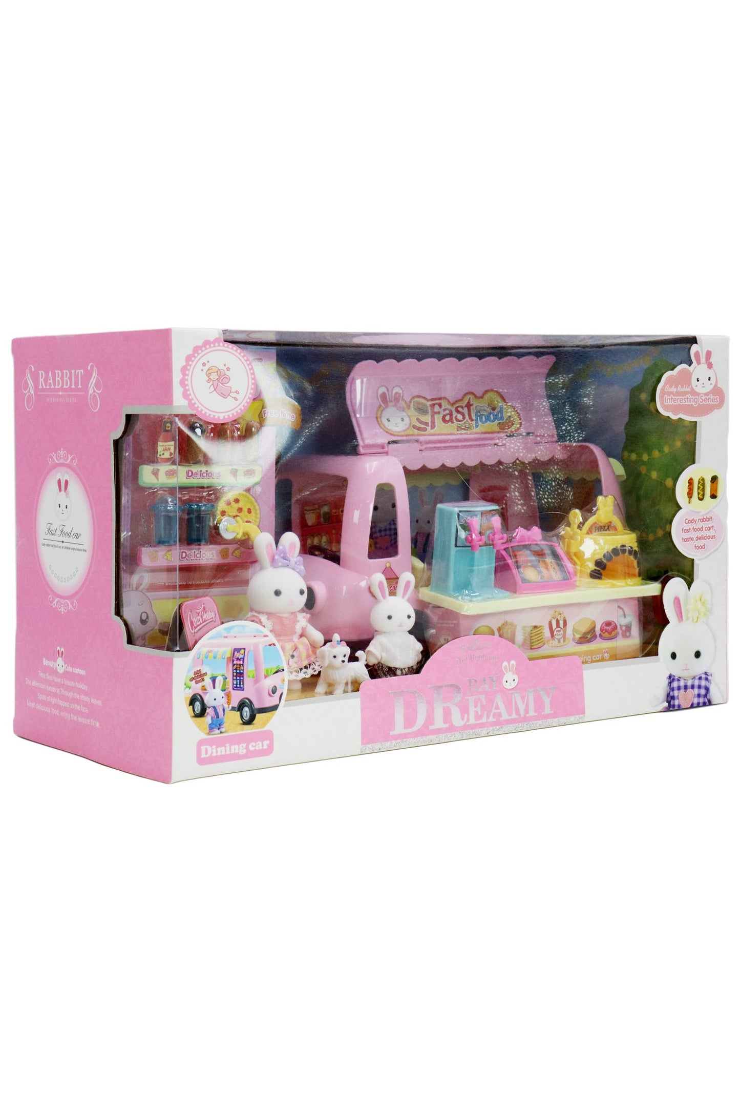Mini Bunny Rabbit Girl Pretend Play Truck
