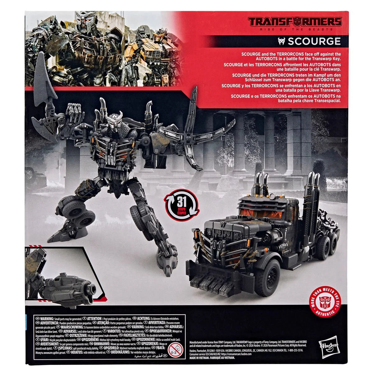 Transformers Studio Series Transformers: Rise of the Beasts Scourge Action Figure