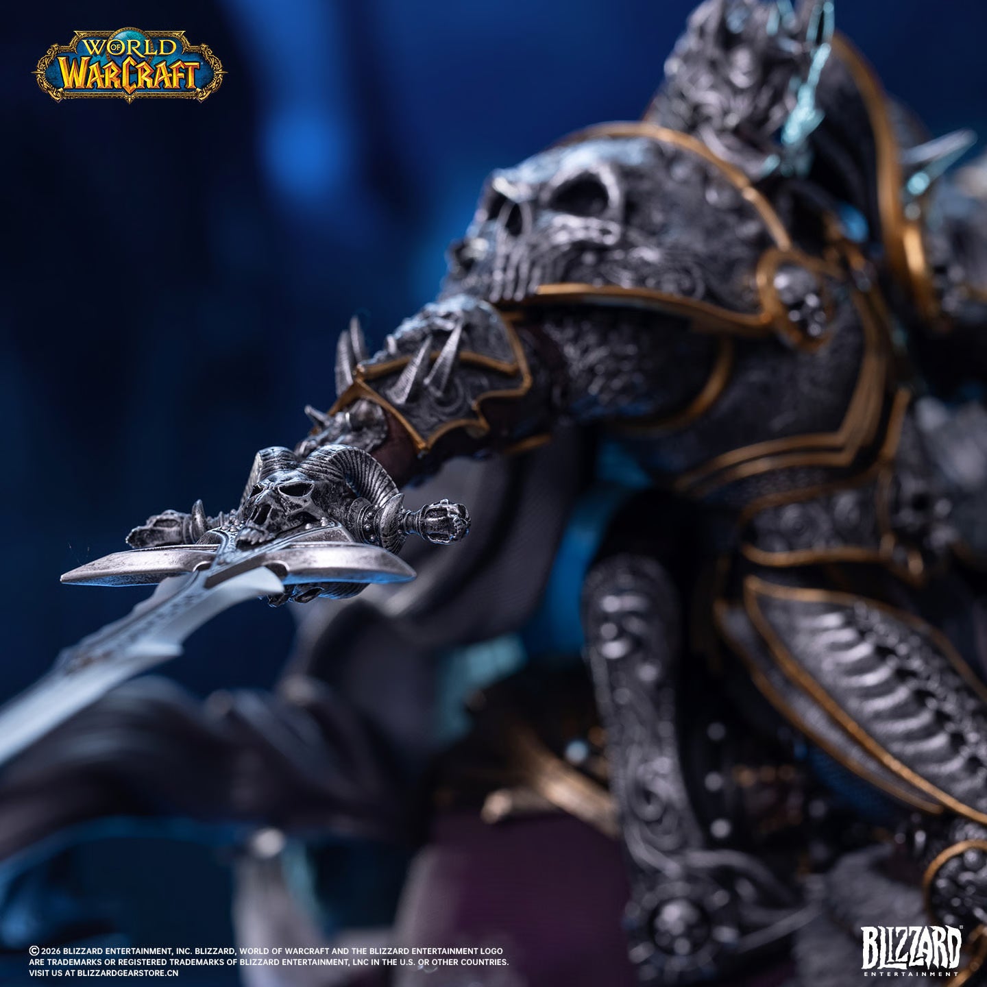 PRE-ORDER Warcraft The Lich King & Invincible (14-Inch) Statues Activision Blizzard