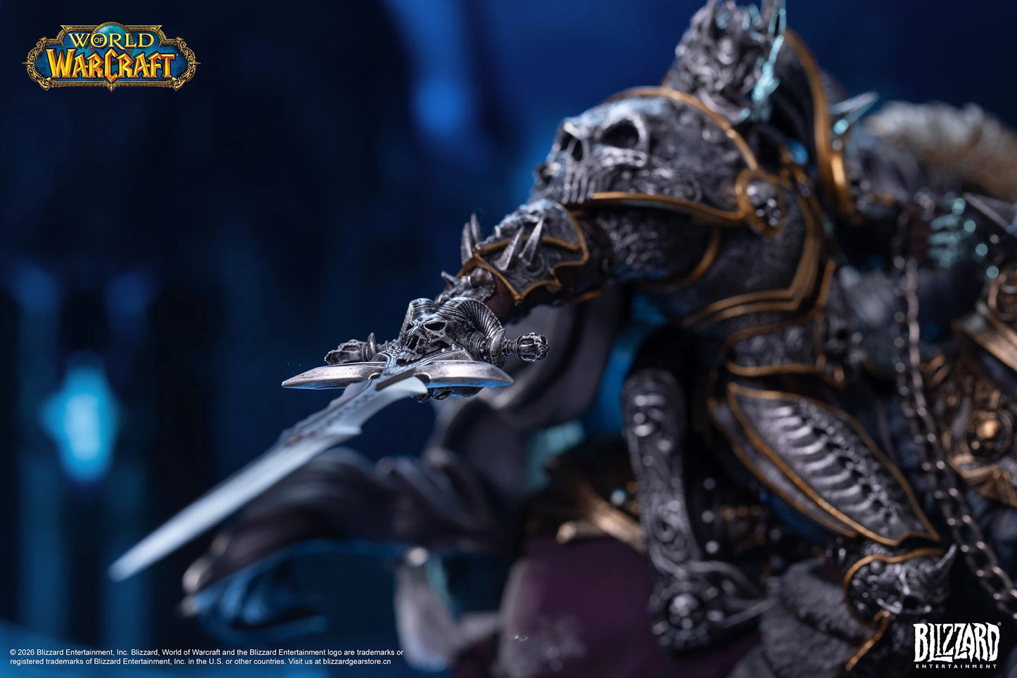 PRE-ORDER Warcraft The Lich King & Invincible (14-Inch) Statues Activision Blizzard