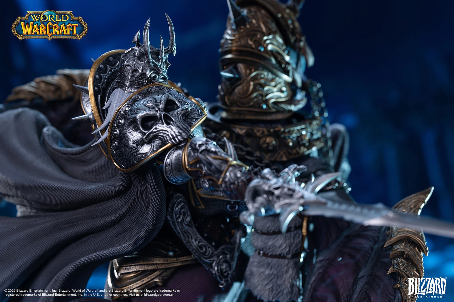 PRE-ORDER Warcraft The Lich King & Invincible (14-Inch) Statues Activision Blizzard