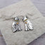 Silver Cute Cat Earrings