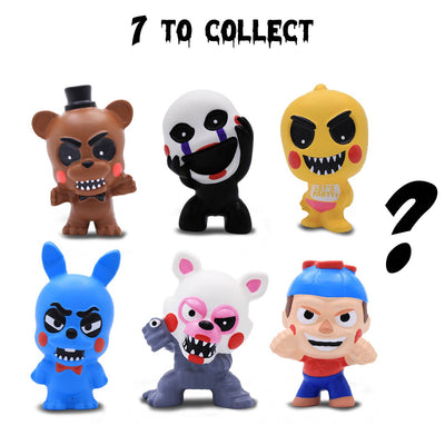 FNAF 3.5" SquishMe Scented Figure Mystery Packs in Display