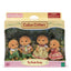 Calico Critters Toy Poodle Family, 4 Collectible Figures