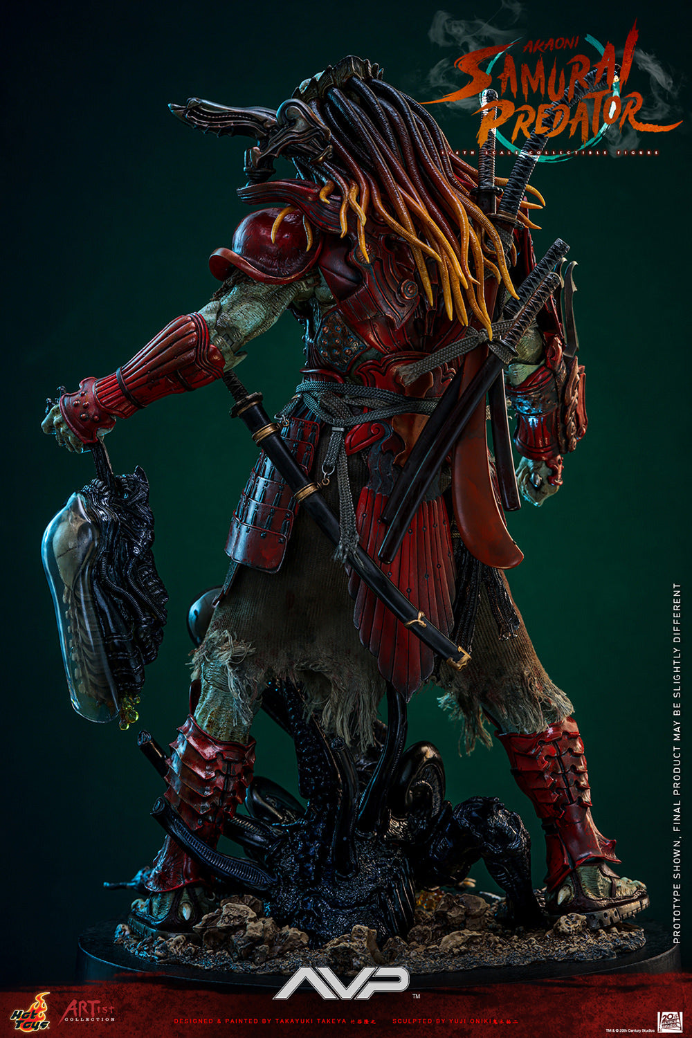 PRE-ORDER Akaoni Samurai Predator Sixth Scale Figure