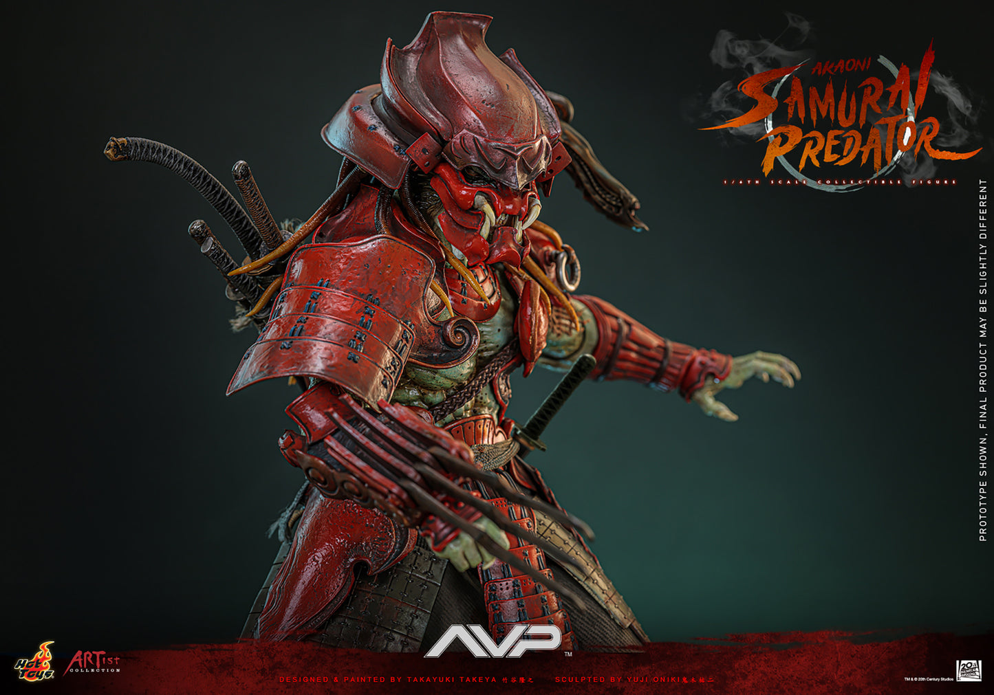 PRE-ORDER Akaoni Samurai Predator Sixth Scale Figure