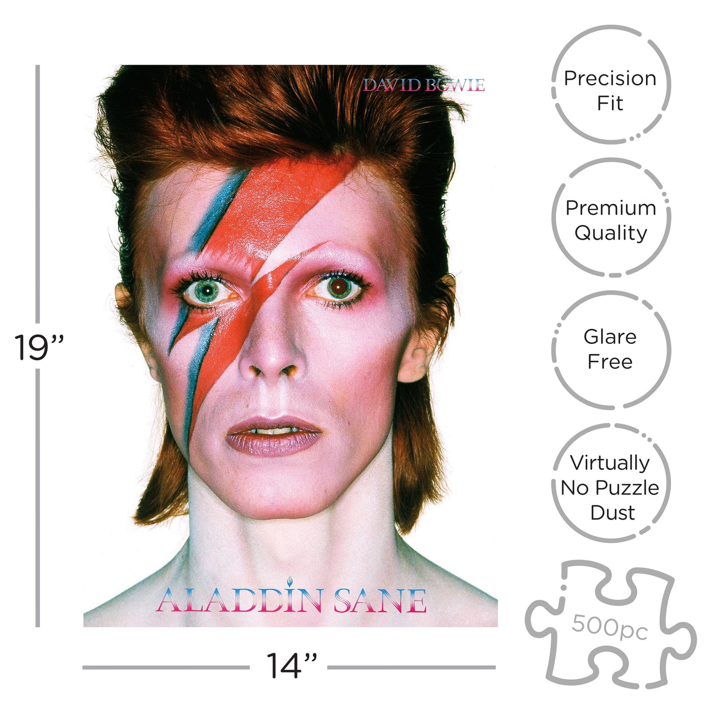 David Bowie Aladdine 500 Piece Jigsaw Puzzle