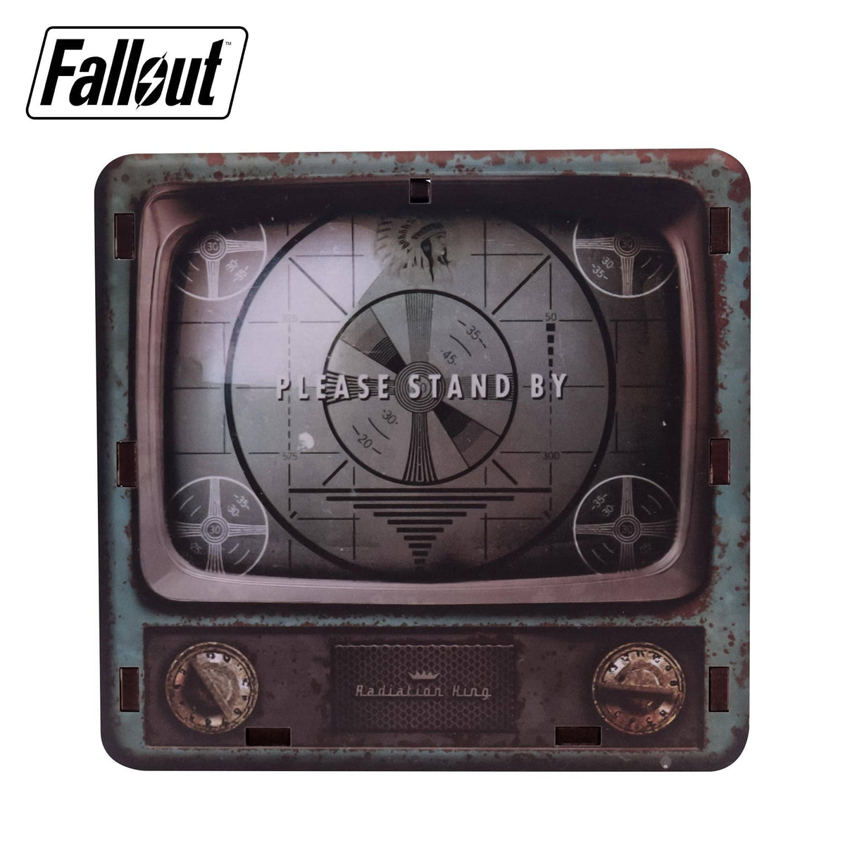 Fallout Vault-Tec MDF Desk Organizer | 4 x 4.5 x 2.5 Inches