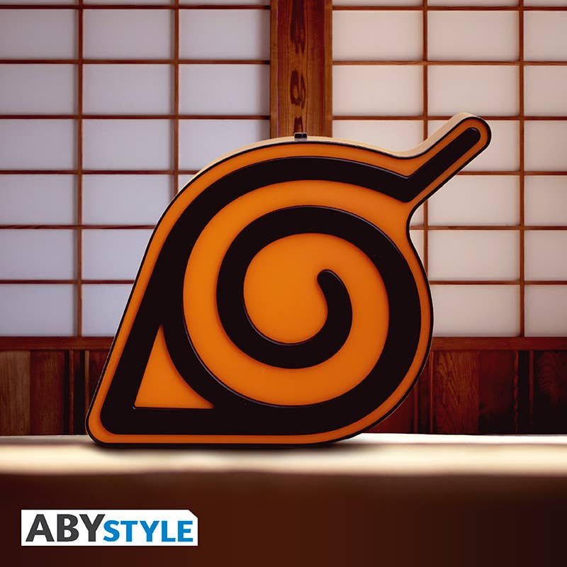 Naruto Shippuden Portable Led Lamp 8"x6"x2" Room Home Decor