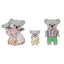 Calico Critters Koala Family, 4 Collectible Doll Figures