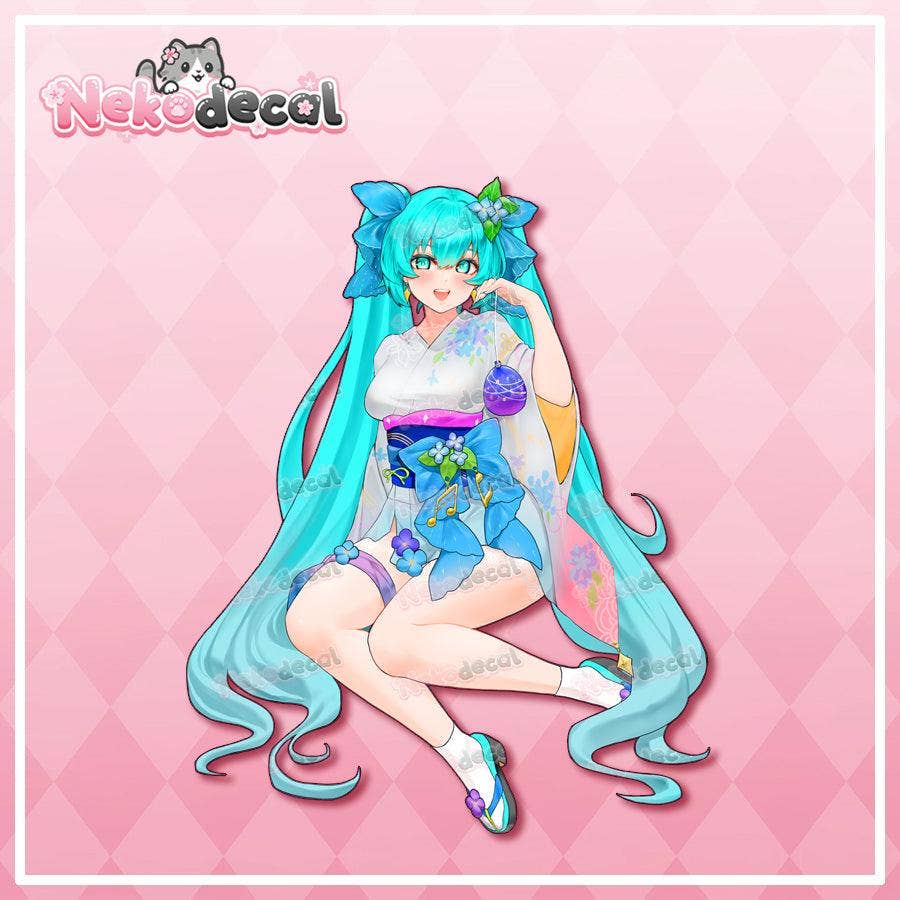 Pretty Miku Stickers Window Cling