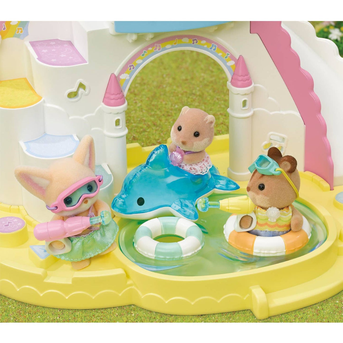 Accessory Set & 3 Figures, Nursery Friends - Pool Fun Trio