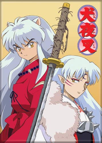 Inuyasha And Sessomaru Magnets 2.5" X 3.5"