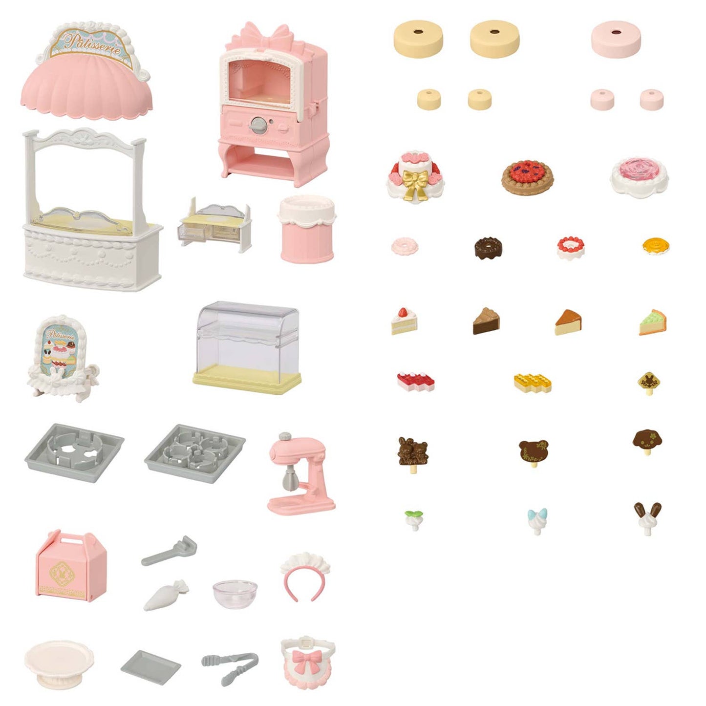Calico Critters Village Cake Shop Starter Set, Doll Playset