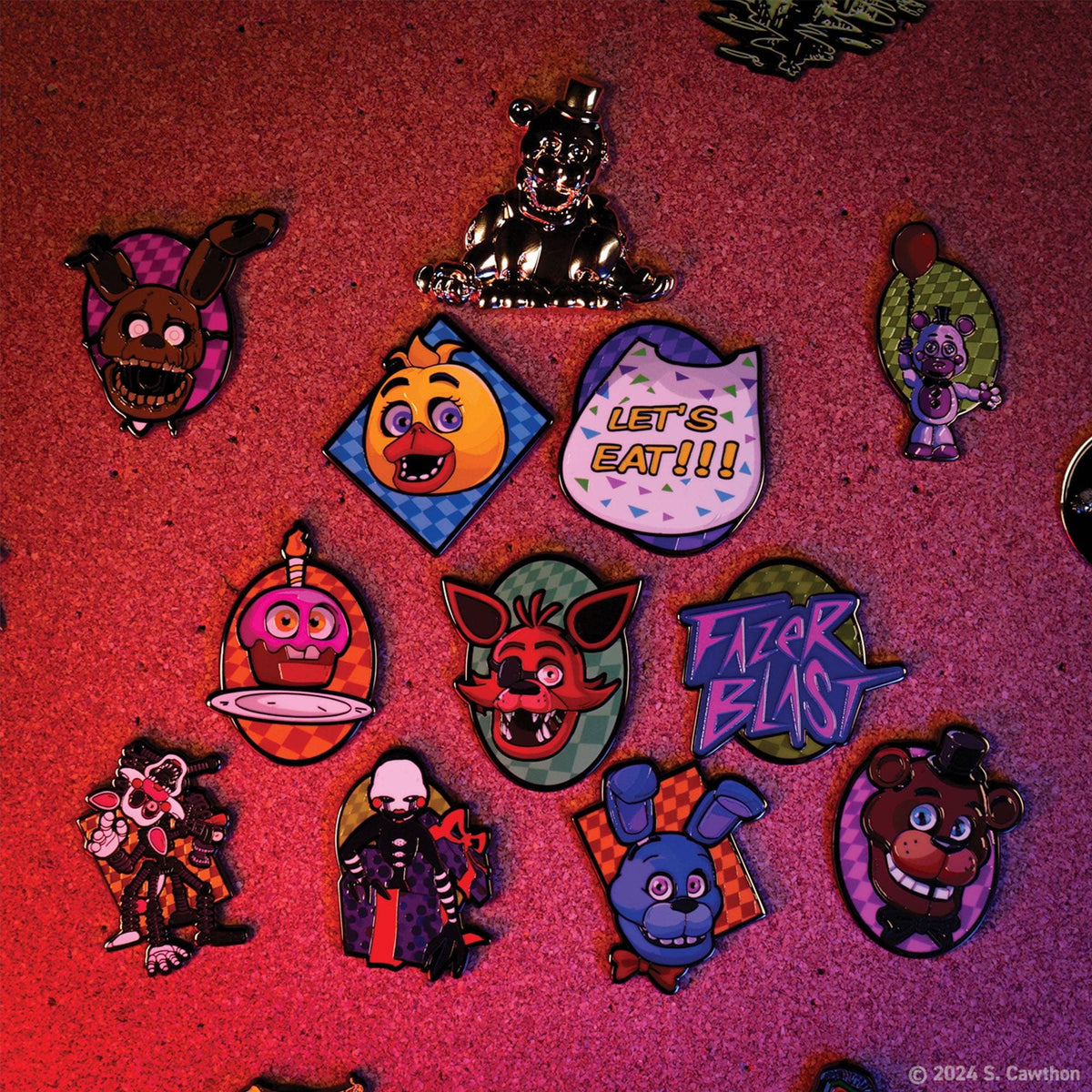 Five Nights At Freddy's Mystery Enamel Pin | One Random