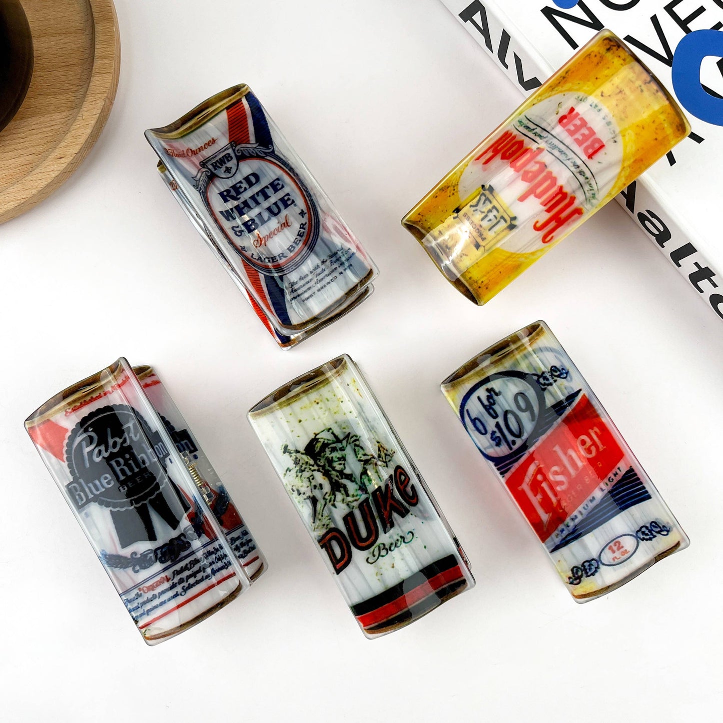 Beer Hair Clip,Can Claw Clip