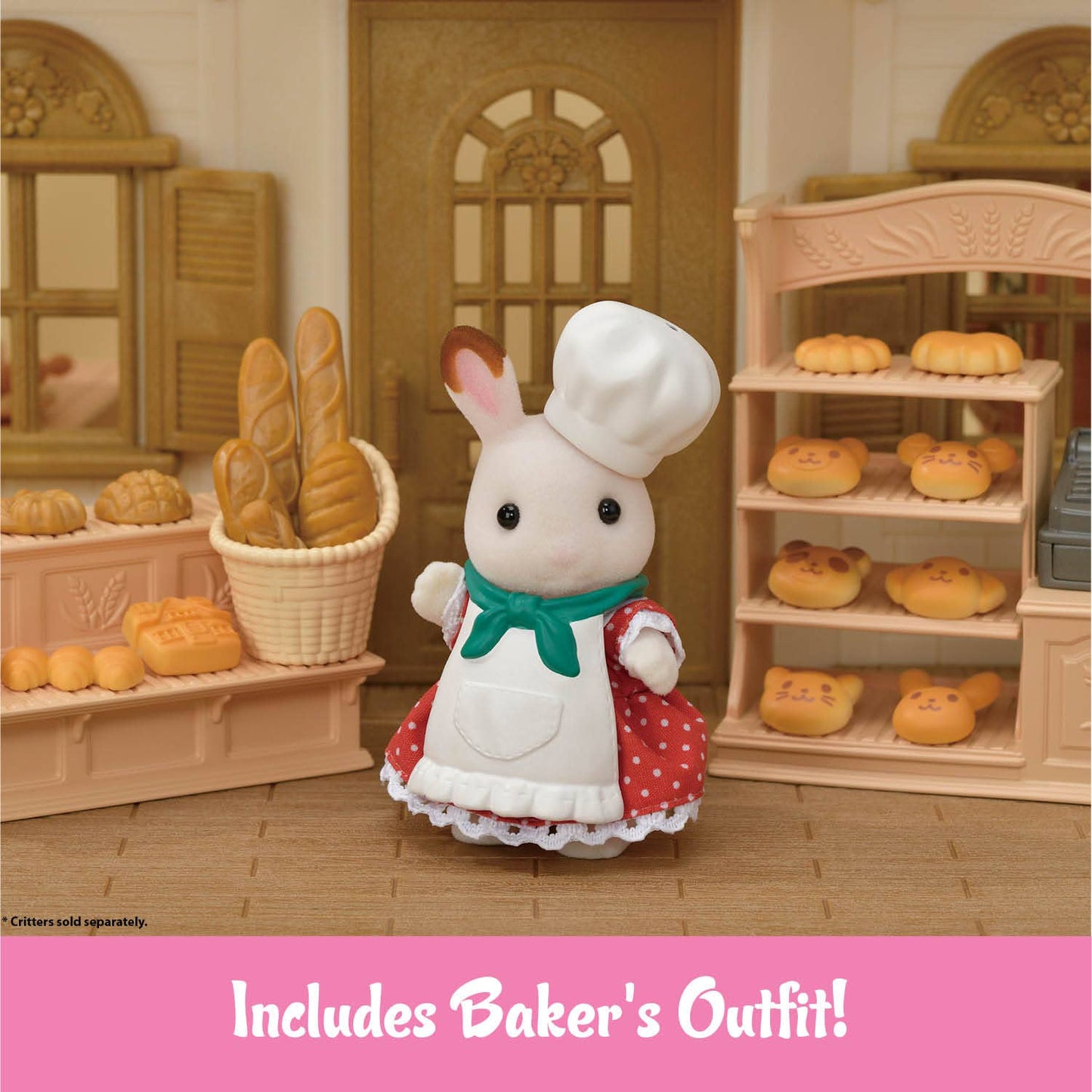 Calico Critters Bakery Shop Starter Set, Dollhouse Playset
