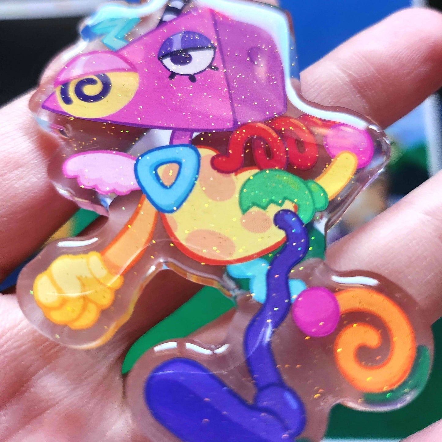Amazing Digital Circus - TADC Acrylic Glitter Keychains