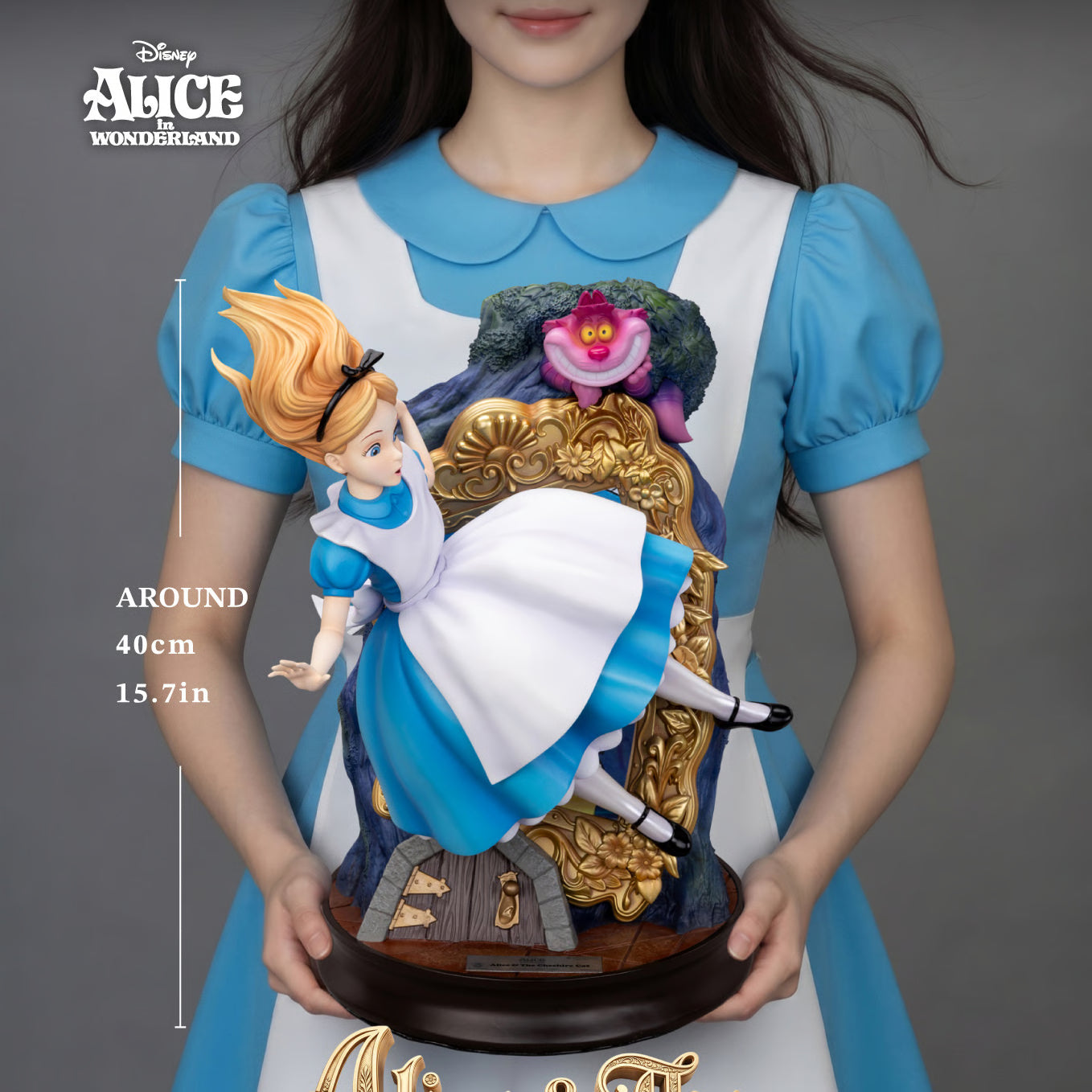 PRE-ORDER Beast Kingdom Disney Alice & The Cheshire Cat Statue