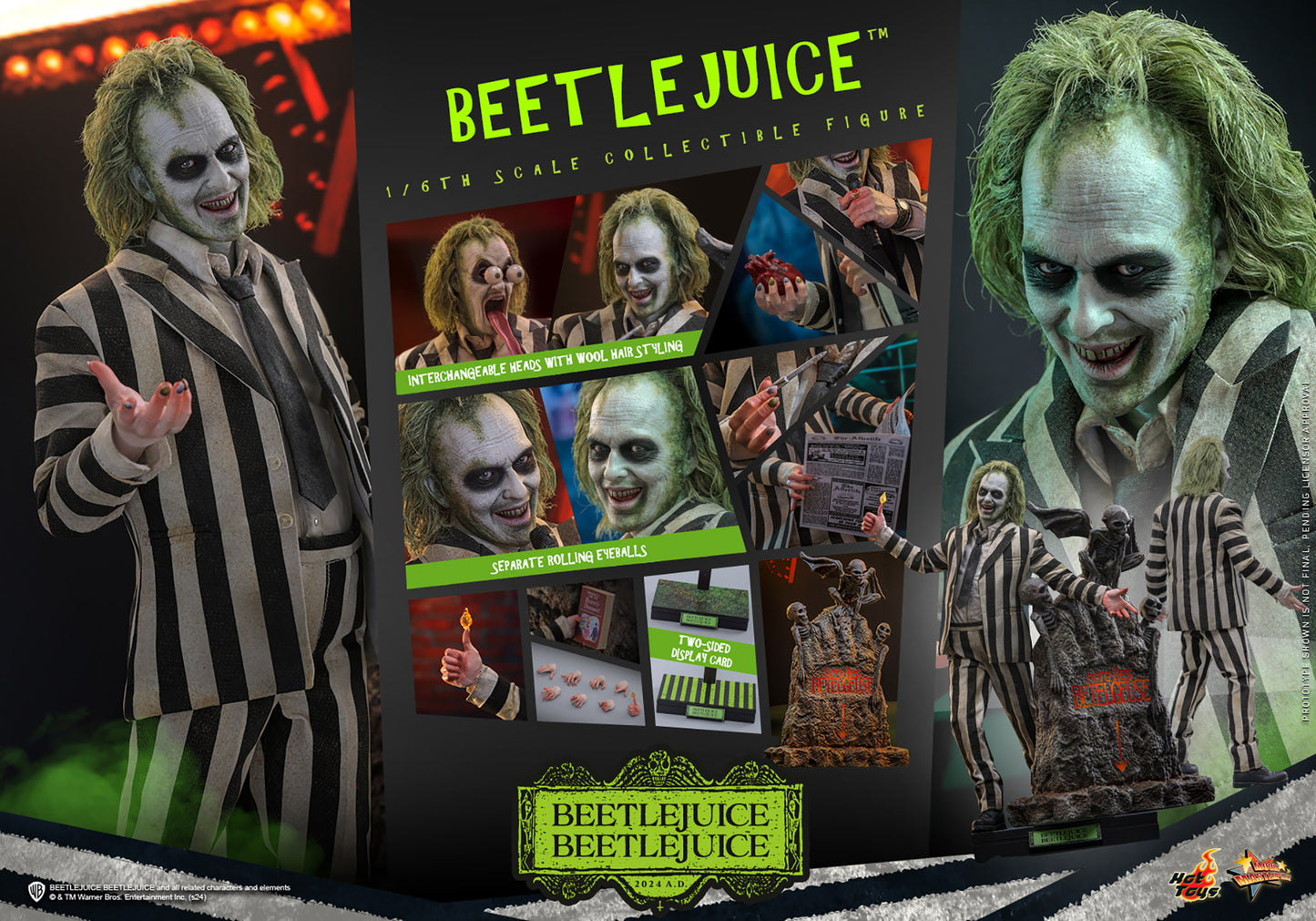 PRE-ORDER Beetlejuice Sixth Scale Figure Hot Toys