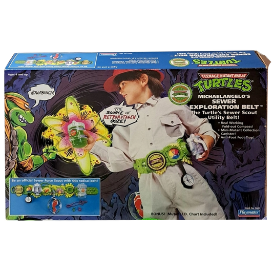 1990 Teenage Mutant Ninja Turtles Michaelangelo's Sewer Exploration Belt