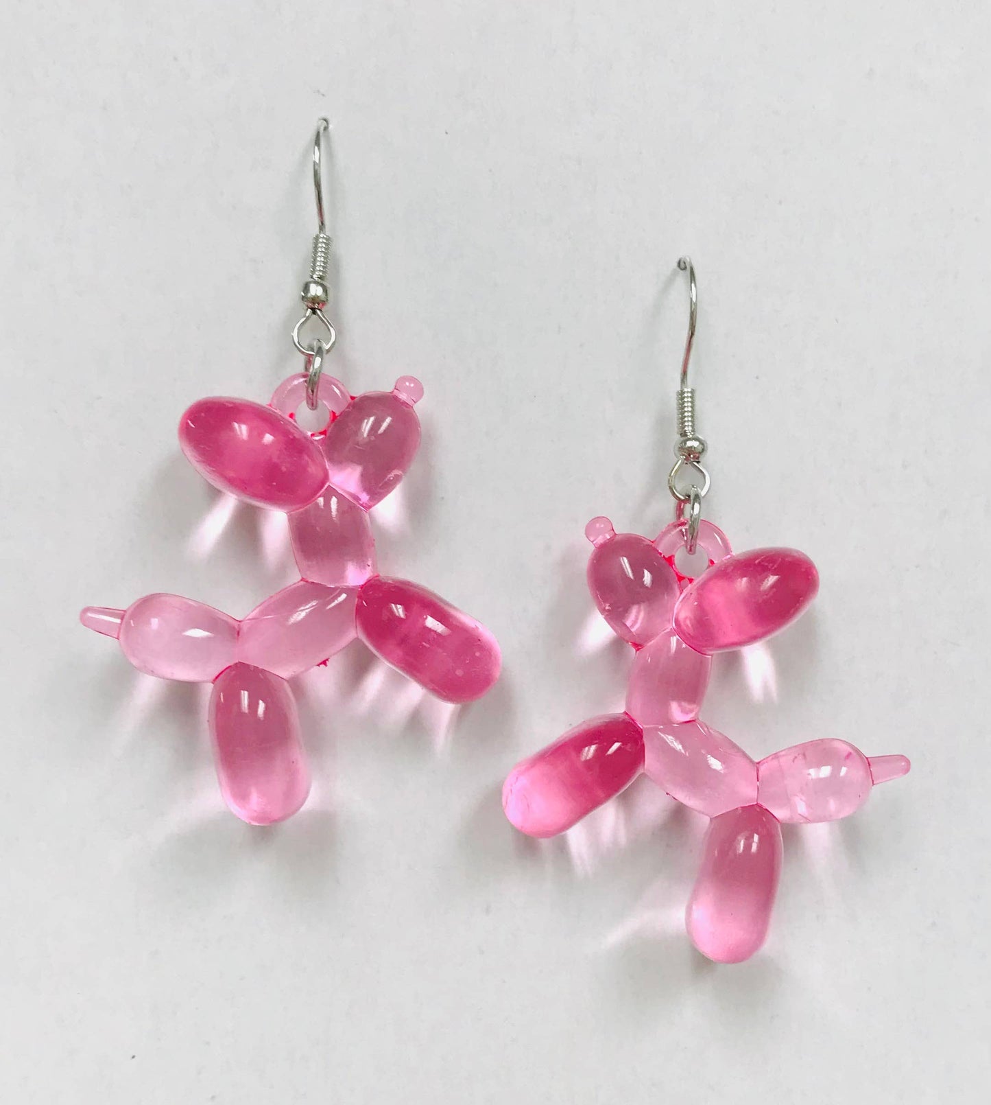 Acrylic Balloon Dog Earrings MULTI COLOR LISTING