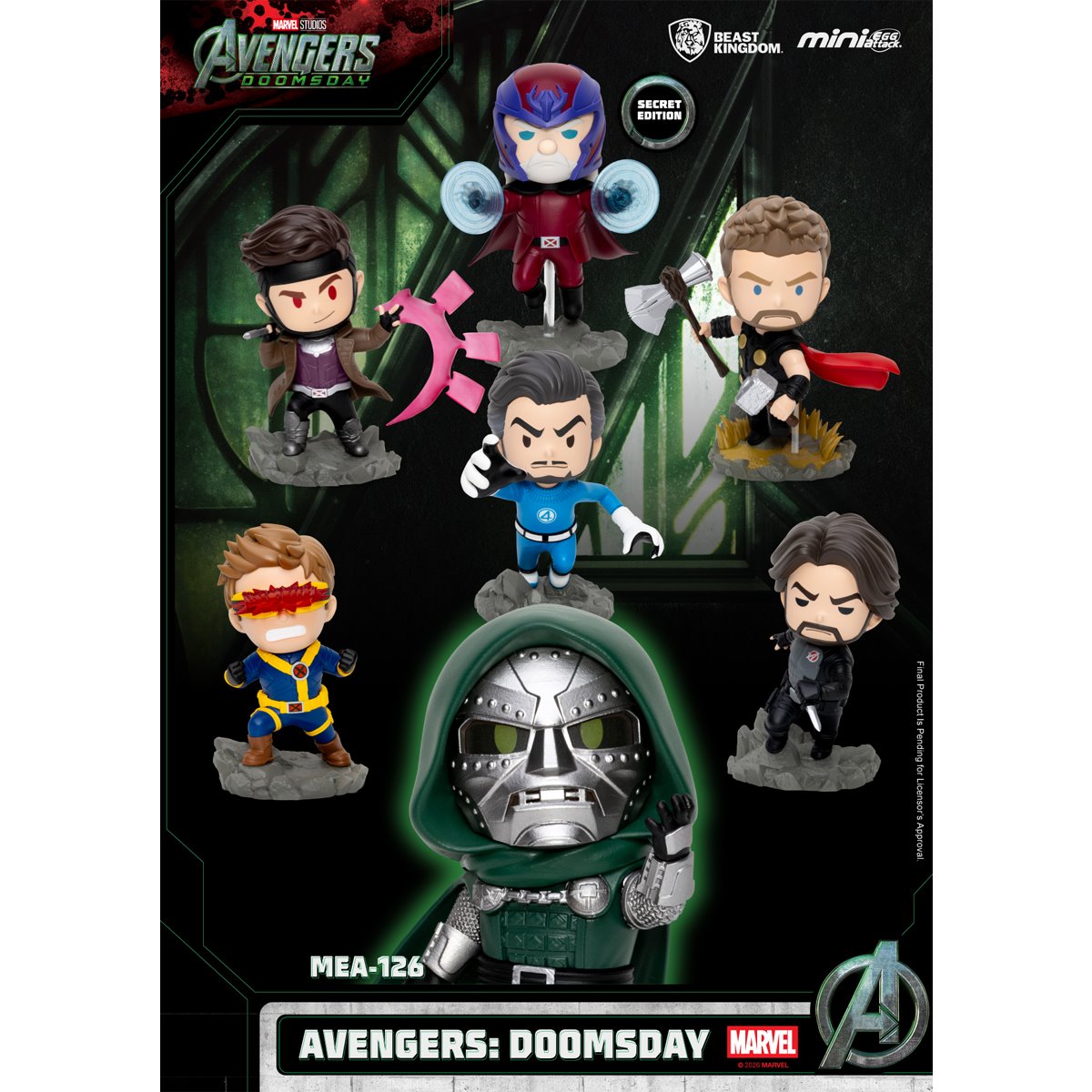 PRE-ORDER Beast Kingdom Avengers Doomsday Series Blind Box Single
