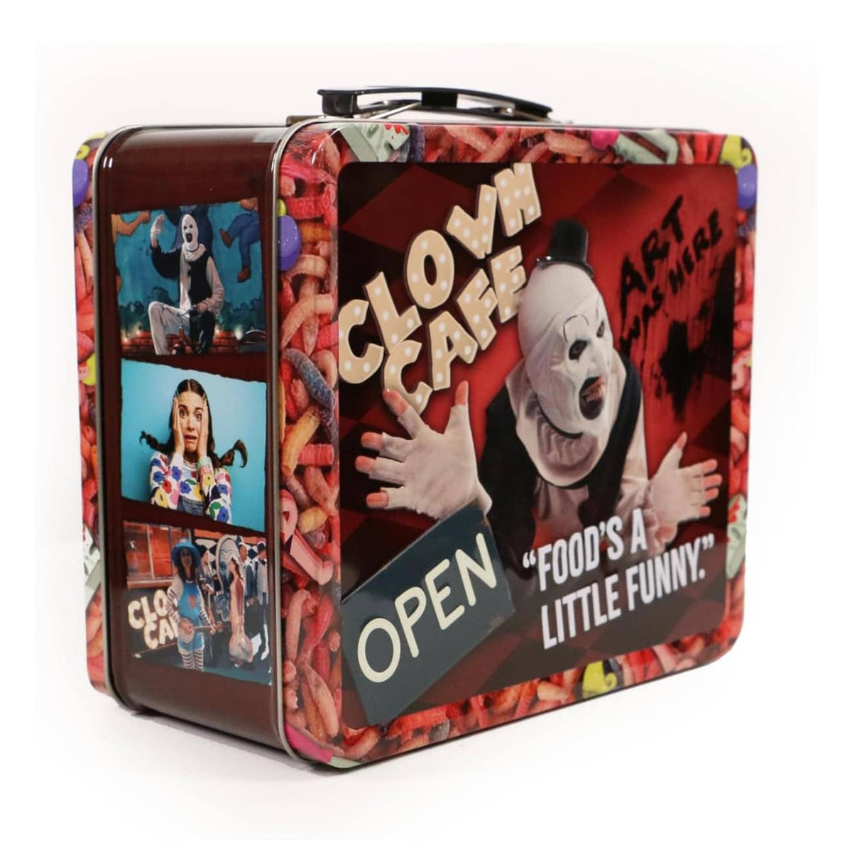 Terrifier Retro Metal Lunchbox With Beverage Container